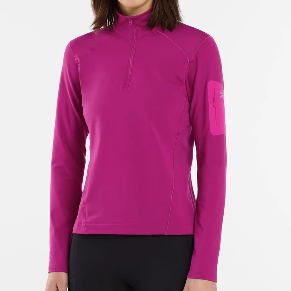 Arc'teryx Women's Magenta Half-Zip Top